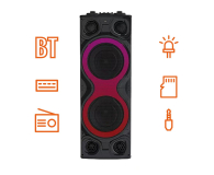 MANTA MINOS PRO SPK1204X800D zestaw głośników BT, karaoke + imkrofon - 1476990 - zdjęcie 3